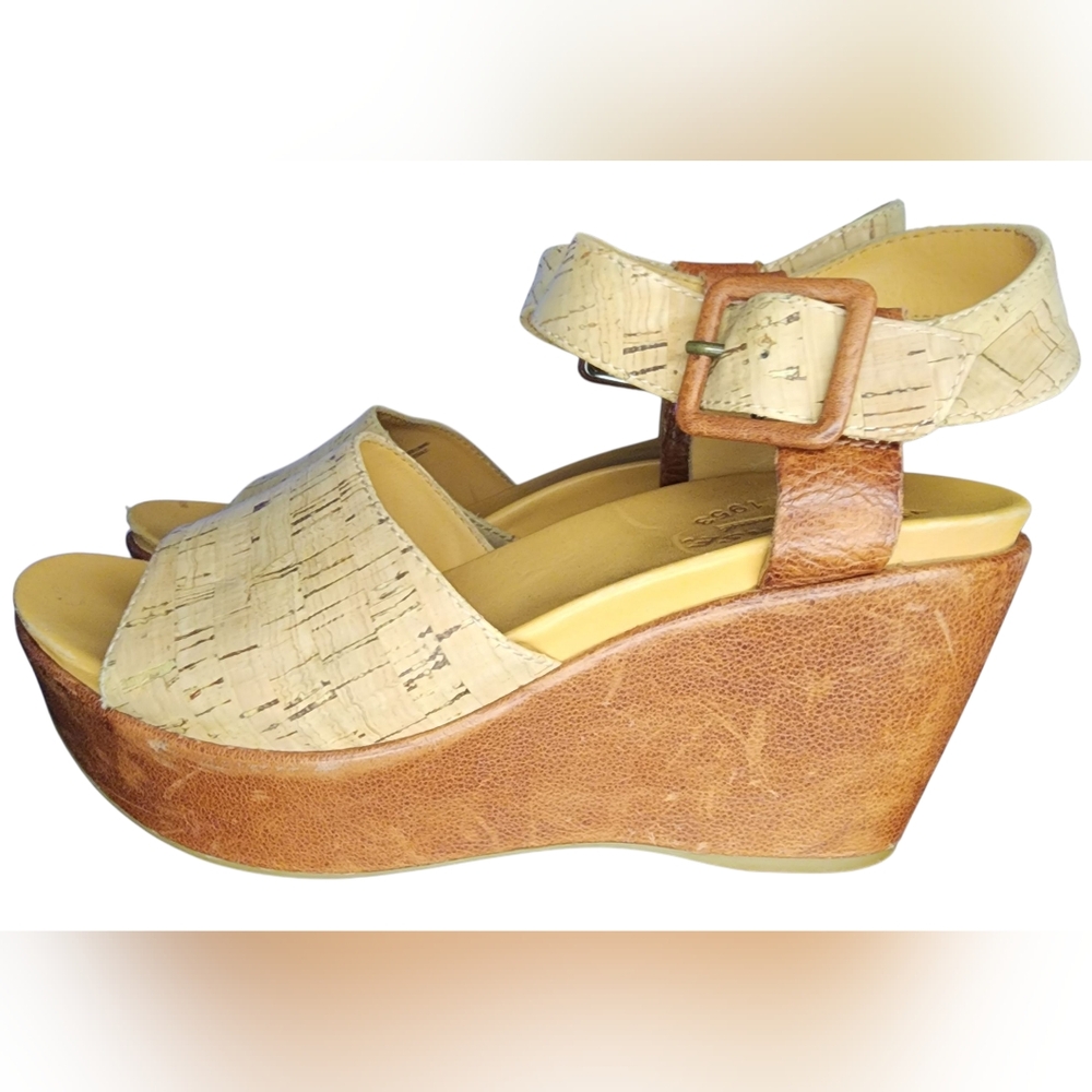 Kork Ease Keirn Platform Wedge Sandals, Womens 7